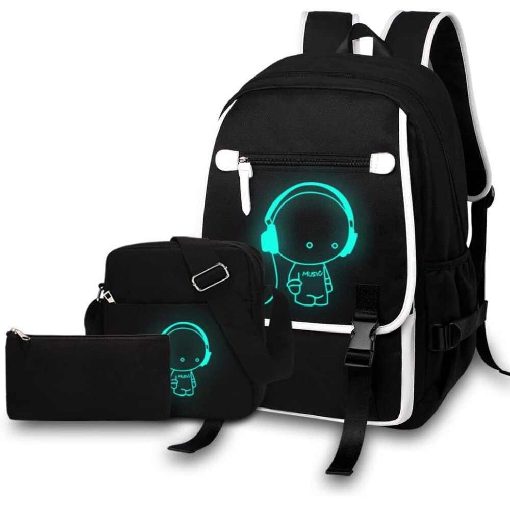 Large 3 Piece Backpack Set for Travel & Outdoor
